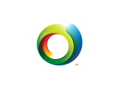 MMSR circle colorful design expansion gradient icon logo management marketing motion moving round