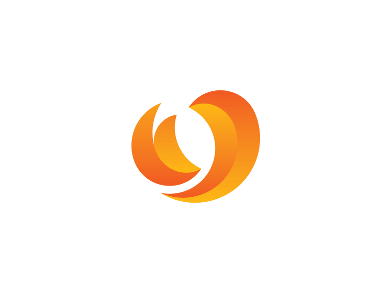 Follow foxy animal circle design followfoxy fox icon logo maked in mark process round unused