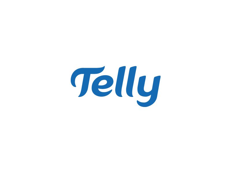 Telly #3 calligraphy design hand lettering logo motion process redesign telly tv typography unused