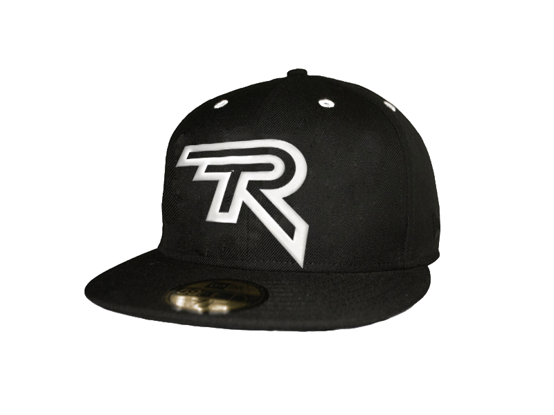 TR monogram cap design embroidery logo mark monogram r stroke t typography unused