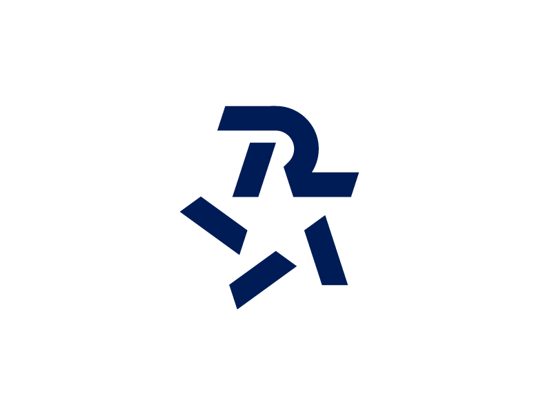 Rock star design lettering logo mark monogram motion r rock star typography unused