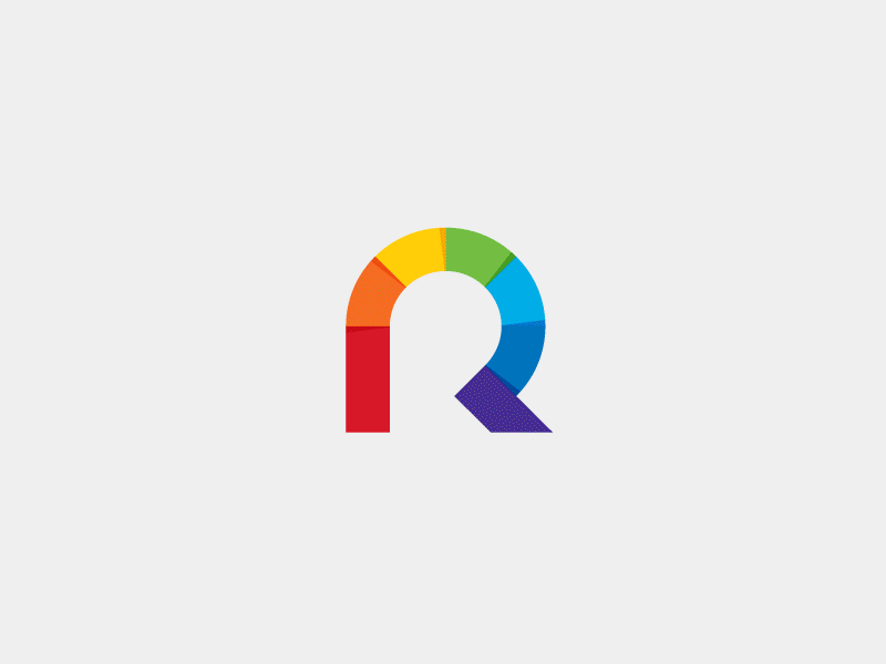 Rozter #2 app design diagram icon letter logo mark monogram progress r sport unused