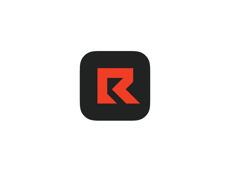 Rozter #3 app design icon letter lettering logo mark monogram r sport type typography