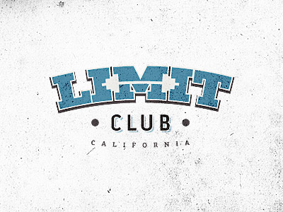 Limit club club design gym heavy limit logo negative space unused weight