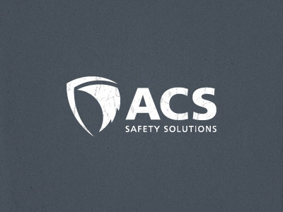 ACS design logo safety shield wing