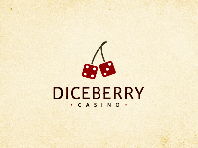 Diceberry berry casino cherry design dice fortune fun games happy logo luck lucky unused