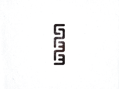 See design grid logo maked in negative space optical process see typography unused