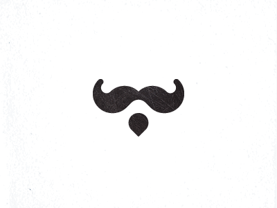 Make moustache design fakir grid logo magic magician maked in mark moustache unused