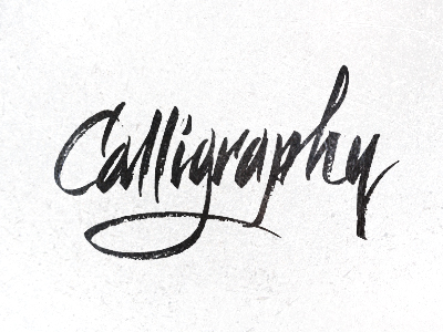 Calligraphy by Pavel Saksin on Dribbble