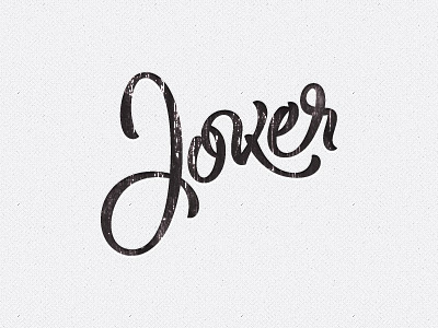 Joker brush calligraphy design hand joker lettering logo typography unused