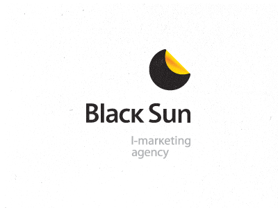 Black sun black circle design eclipse fold gradient icon internet kink label logo mark marketing round solar sticker sun tag unused