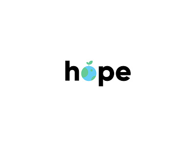 A logo for hope brand brand design brand identity branding branding design creative dribbbleweeklywarmup flat icon logo logo design logo mark logodesign logos logotype minimal wordmark