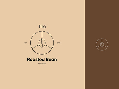 Logo Design - The Roasted Bean brand brand design brand identity branding branding design dailylogochallenge flat icon logo logo design logodesign logos logotype minimal monoline