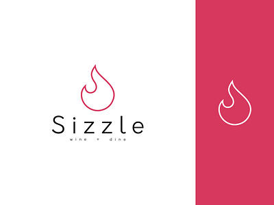 Logo Design - Sizzle brand brand design brand identity branding branding design dailylogochallenge flat icon logo logo design logodesign logomark logos logotype minimal