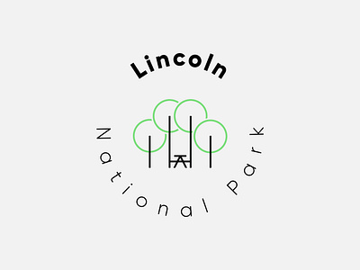 Lincoln National Park brand brand design brand identity branding branding design dailylogochallenge flat icon logo logo design logodesign logos logotype minimal monoline