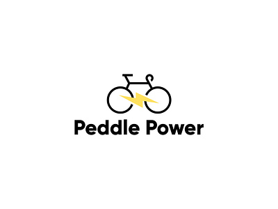 Peddle Power bicycle bicycle shop brand brand design brand identity branding branding design dailylogochallenge flat icon logo logo design logodesign logos logotype minimal monoline