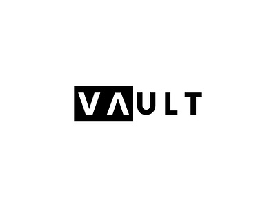 VAULT brand brand design brand identity branding branding design flat icon logo logo design logodesign logos logotype minimal