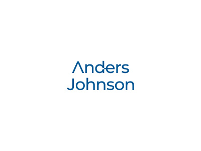 Anders Johnson brand brand design brand identity branding branding design flat icon logo logo design logodesign logos logotype minimal wordmark