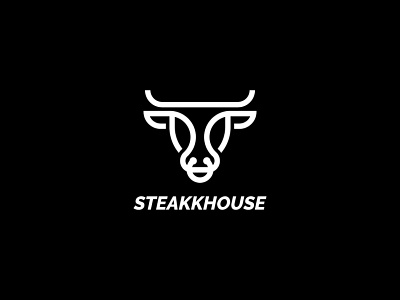 Steakkhouse brand brand design brand identity branding branding design flat icon logo logo design logodesign logos logotype minimal monoline