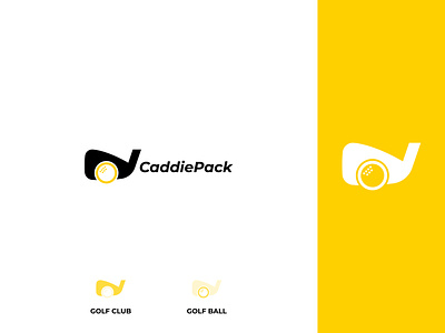 CaddiePack brand brand design brand identity branding branding design design golf golf ball golf club logo logo design logos