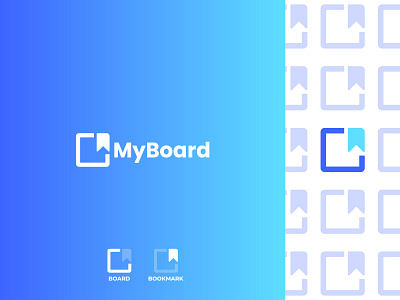 MyBoard board bookmark brand brand design brand identity branding flat icon logo logo design logodesign logos logotype minimal