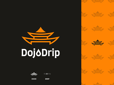 DojoDrip anime brand brand design brand identity branding branding design dojo drip flat icon logo logo design logodesign logos logotype merch minimal store video game
