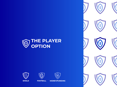 The Player Option brand brand design brand identity branding branding design crowdfunding design flat football icon logo logo design logodesign logos logotype minimal platform