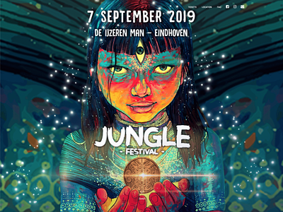Jungle festival | http://www.junglefestival.nl/ 2019 design jungle festival panomara vector