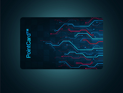 PointCard™ Dribbble credit card design future futuristic graphic design modern