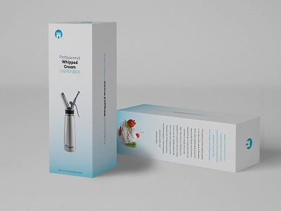 Minimal WHipped cream dispenser packaging design design graphic design label design product packaging