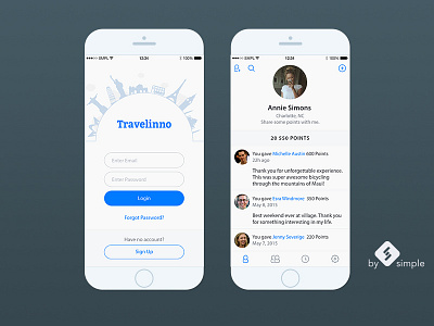 Travelinno design ios mobile ui