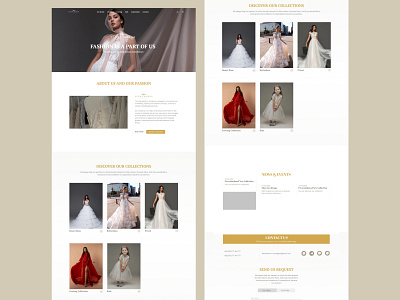 Wedding store on Tilda design e comerce minimal ux web website design wedding
