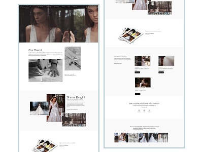 Wedding dresses website design Oliver Martino animation design e comerce minimal typography web website design wedding