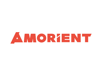 Amorient Logo branding construction design engineering graphic logo rebranding