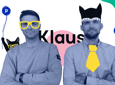 Salto Founder Stories: Klaus branding cat graphic illustration