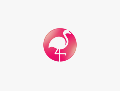 Flamingo logo design by Tosca_project on Dribbble