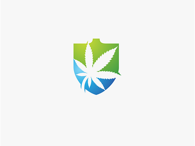Cannabis logo concept