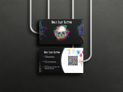 Tattoo salon business card