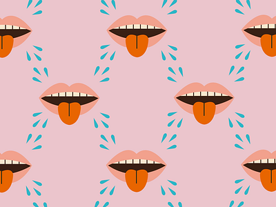Juicy lips illustration