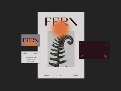 Fern Poster and Business Card
