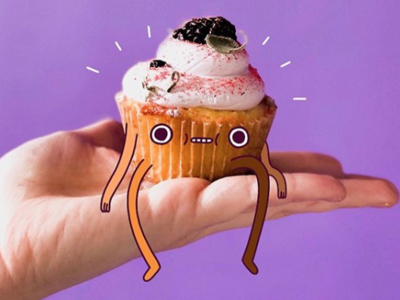 Cupcake BeeBee bakery character design cupcake cute illustration