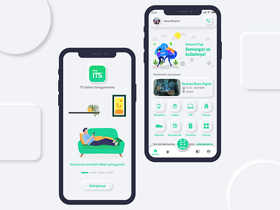 MyITS Redesign Concept with Neomorphism Design