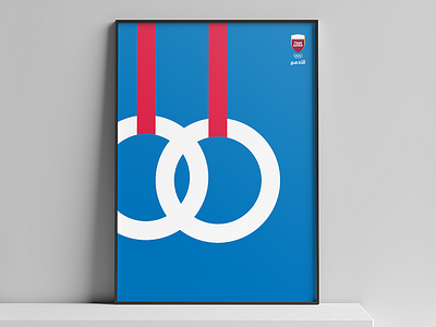 Olympic Team Qatar Posters - Gymnastics branding flat gymnastic gymnastics olympic poster qatar sport team qatar