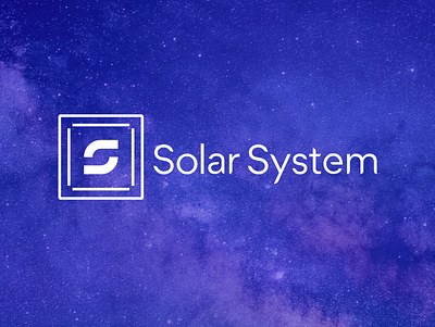 Solar System Logo branding design flat logo minimal vector