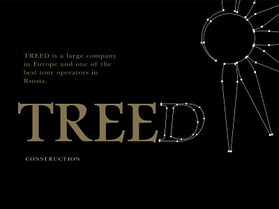 TREED // Travel company logo branding graphic design illustration logo vector