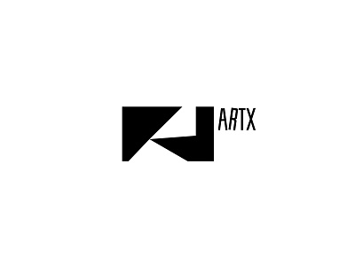 ARTX// logo for a modern art space branding graphic design illustration logo ui ux vector