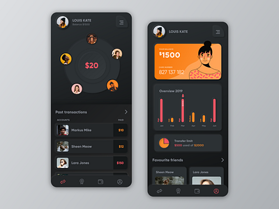 Neumorphism - Payments app - Mobile UI