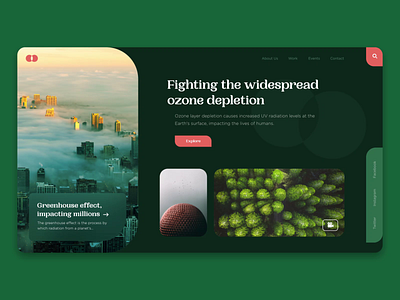 Earthpedia - Website UX UI design after effects animation awareness concept design earth interaction interface motion motion design nature ozone ui uiux ux uxui vector web website website concept