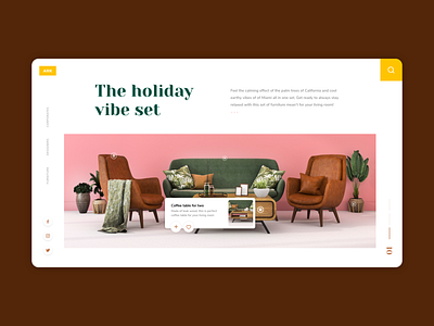 ARK - Furniture store web design brown elements furniture furniture website minimal simple sofa stores ui ui ux uiux ux uxui vector web web design wesite xd