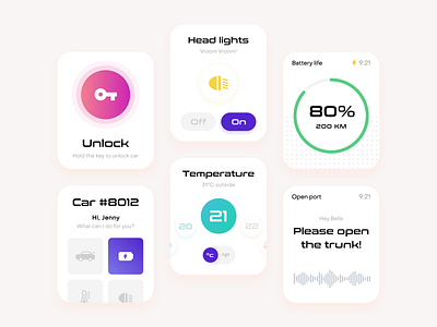 Electric Car Apple Watch App: Light and Dark Mode app apple apple design apple watch apple watch design apple watch mockup car app design electric car electric car app interface ui ui design uiux ux uxui watch app watch os watch ui watchos